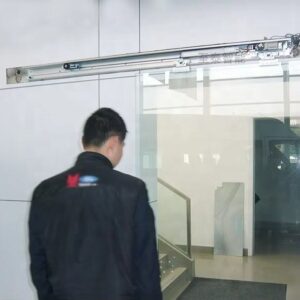 Pananasonic Modern Automatic Glass Sliding Door Series Windproof Feature for Hotels and Villas New Ruidi Finished Surface